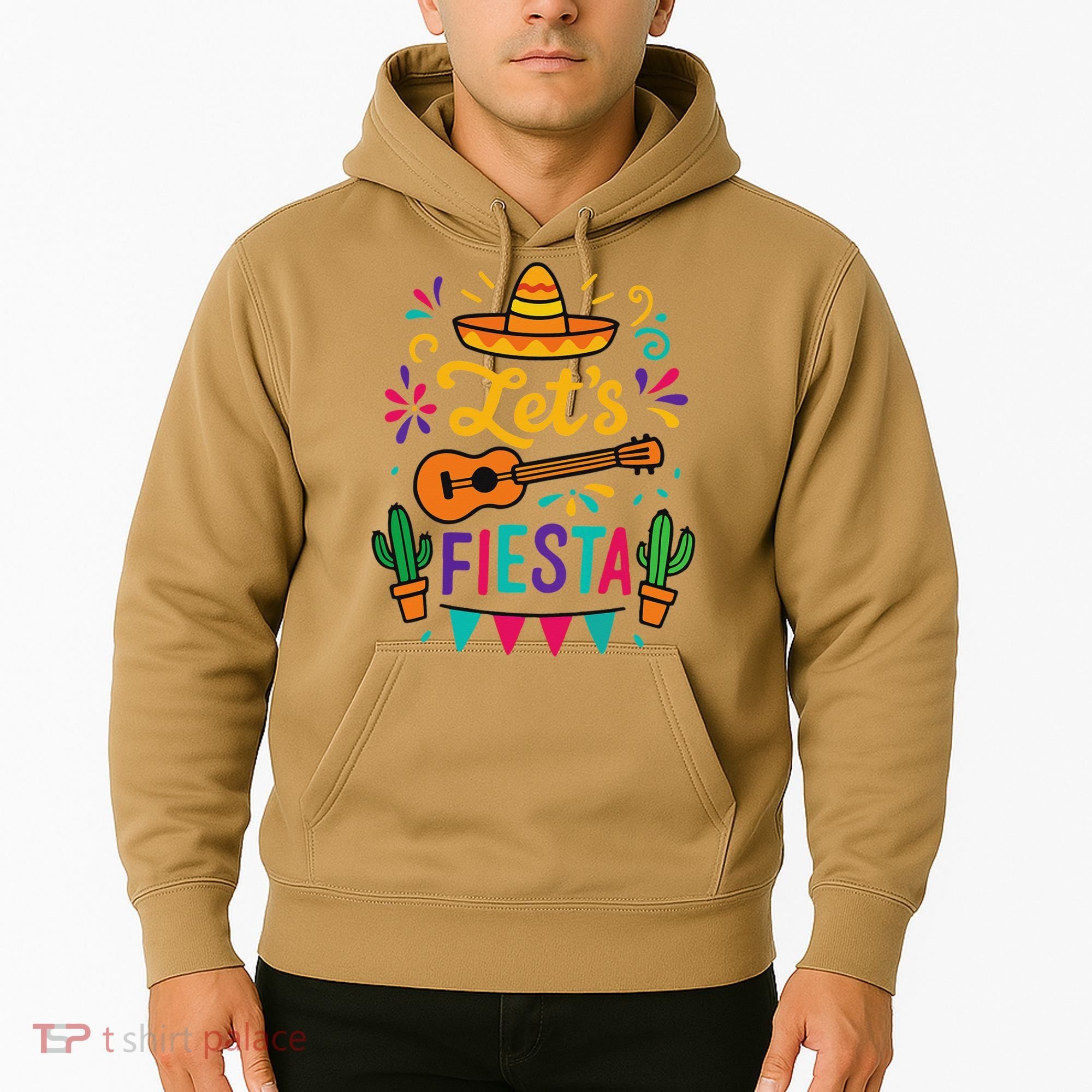 Cinco Mayo Lets Fiesta Girl Mexican Funny Squad Hoodie