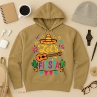 Cinco Mayo Lets Fiesta Girl Mexican Funny Squad Hoodie thumb 3