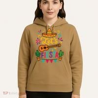 Cinco Mayo Lets Fiesta Girl Mexican Funny Squad Hoodie thumb 5
