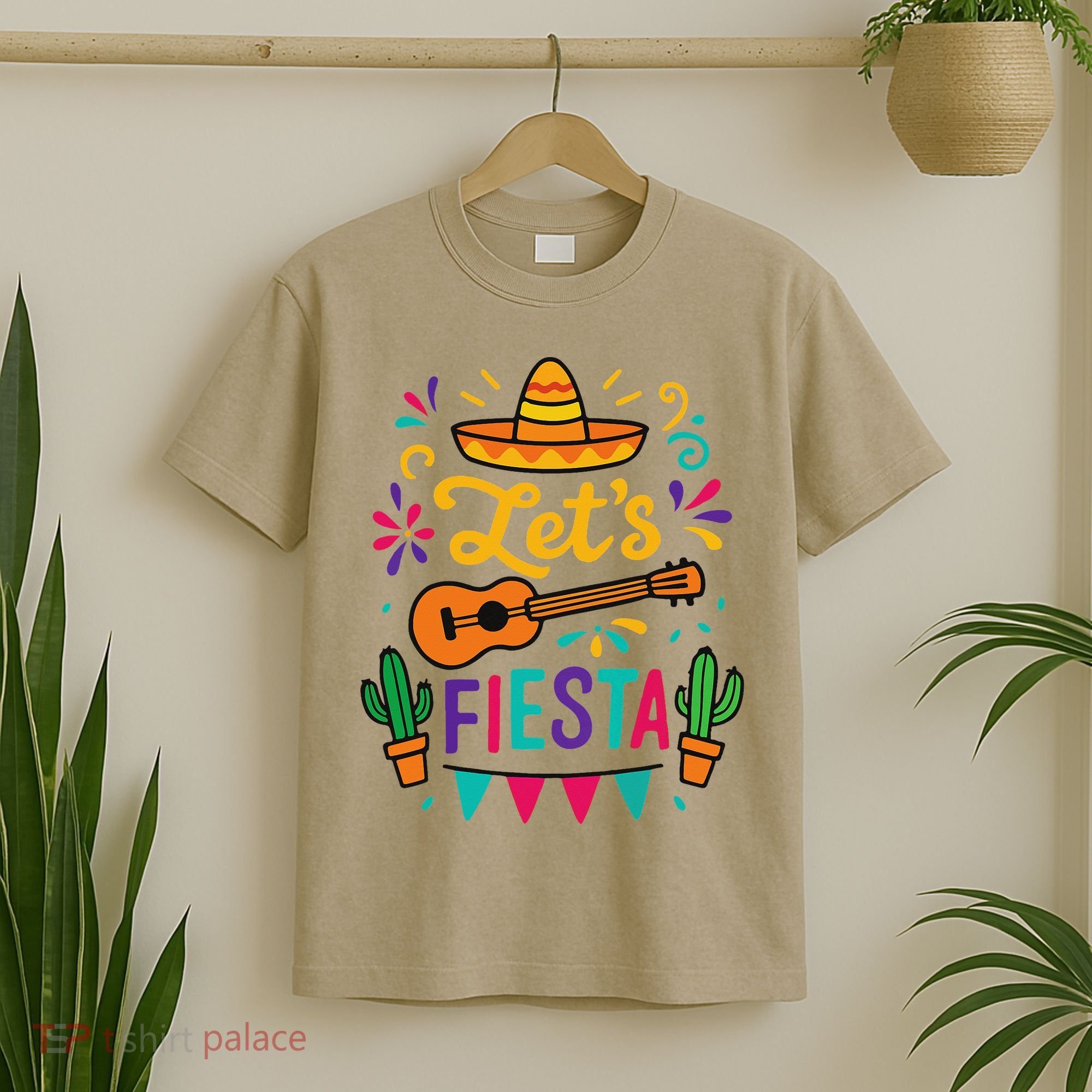Cinco Mayo Lets Fiesta Girl Mexican Funny Squad T-Shirt