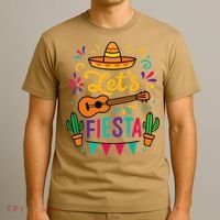 Cinco Mayo Lets Fiesta Girl Mexican Funny Squad T-Shirt thumb 3