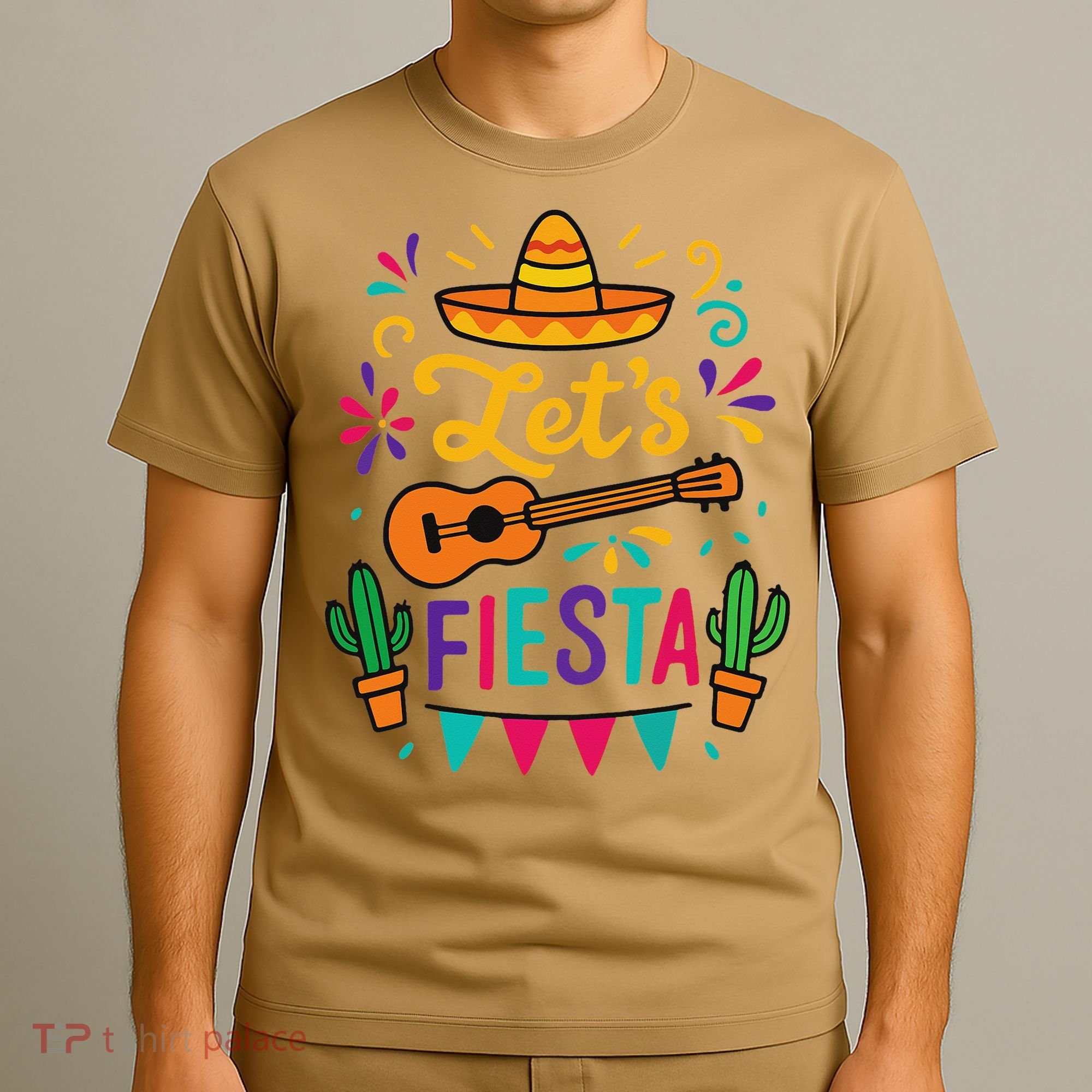 Cinco Mayo Lets Fiesta Girl Mexican Funny Squad T-Shirt