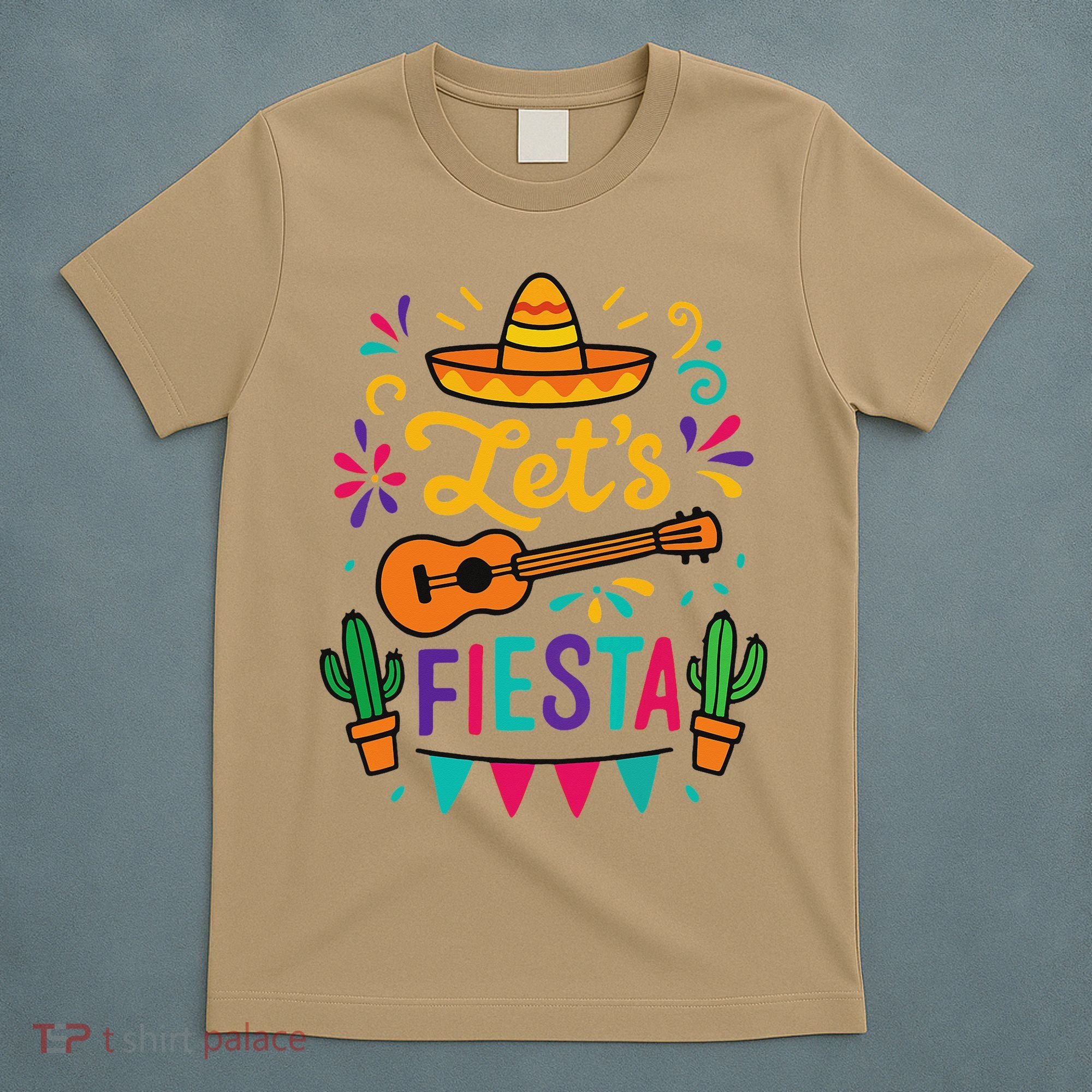 Cinco Mayo Lets Fiesta Girl Mexican Funny Squad T-Shirt