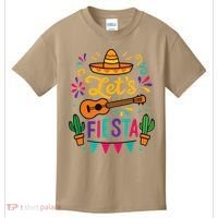 Cinco Mayo Lets Fiesta Girl Mexican Funny Squad Kids T-Shirt thumb 0