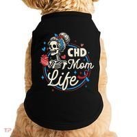 Chd Mom Life Mom Of A Chd Warrior Mother Chd Awareness Doggie Tank thumb 0