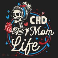 Chd Mom Life Mom Of A Chd Warrior Mother Chd Awareness Beanie thumb 2