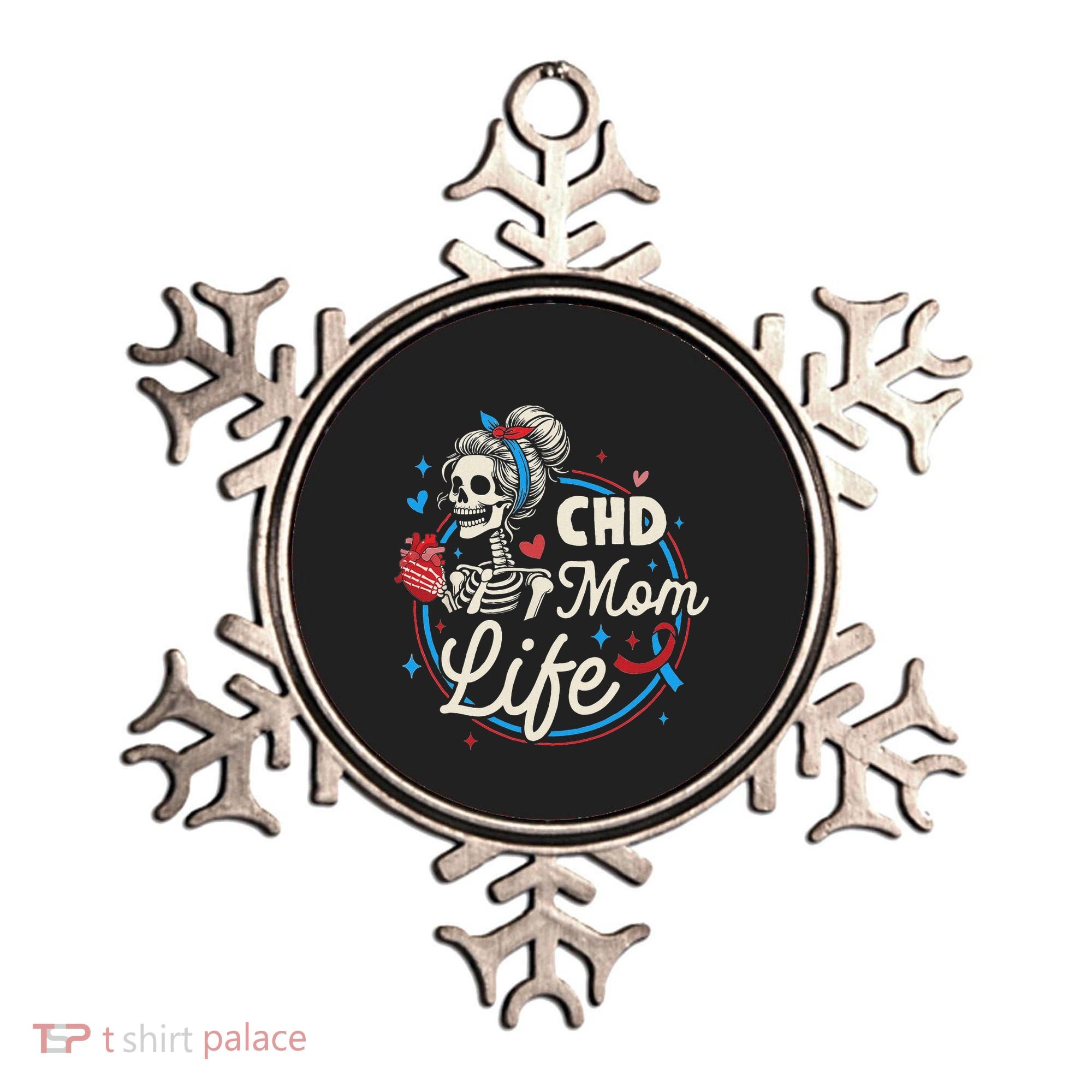Chd Mom Life Mom Of A Chd Warrior Mother Chd Awareness Ornament