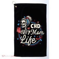 Chd Mom Life Mom Of A Chd Warrior Mother Chd Awareness Golf Towel thumb 0