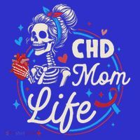 Chd Mom Life Mom Of A Chd Warrior Mother Chd Awareness Sweatshirt thumb 3