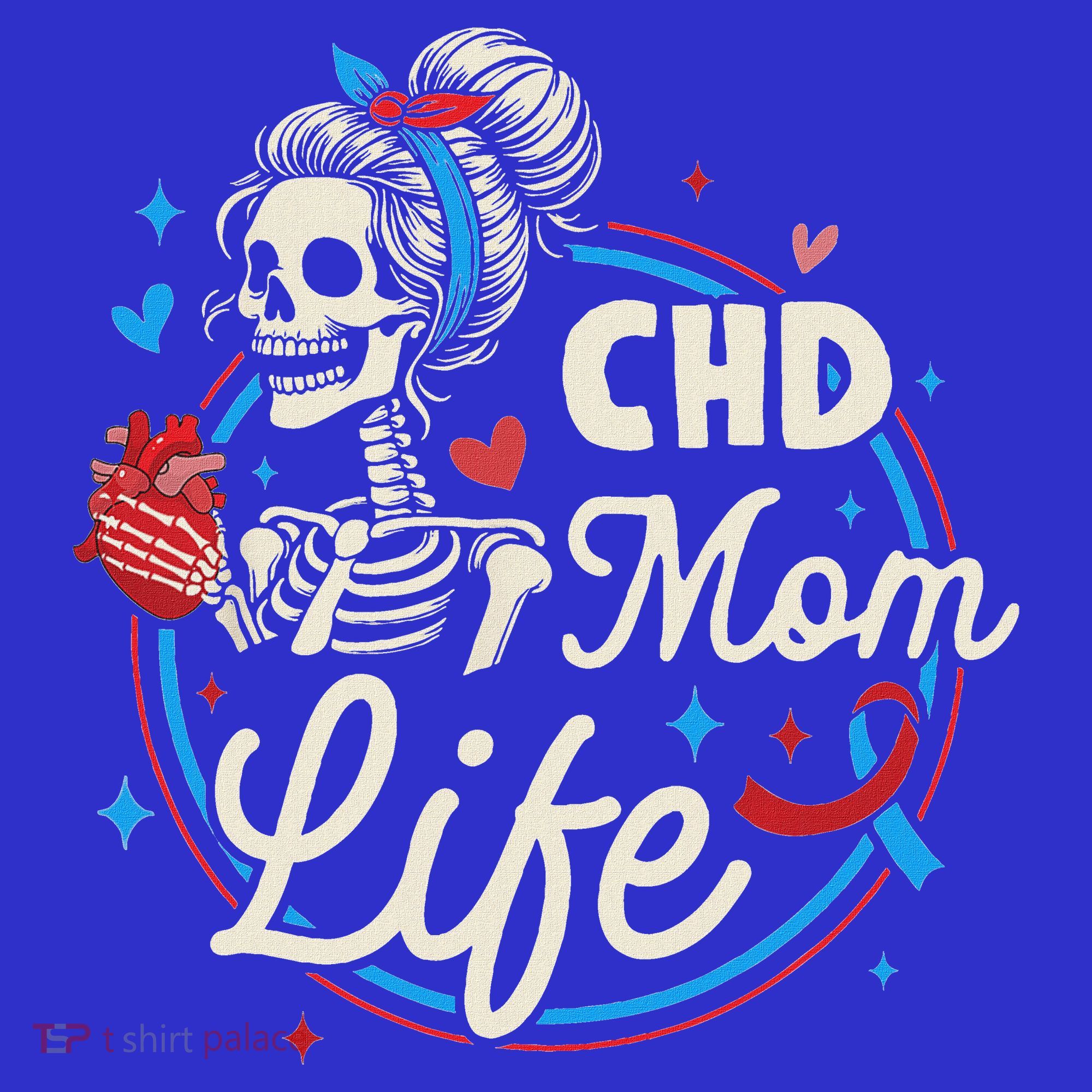 Chd Mom Life Mom Of A Chd Warrior Mother Chd Awareness Sweatshirt