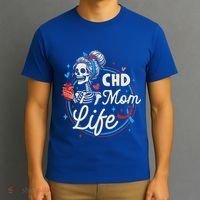Chd Mom Life Mom Of A Chd Warrior Mother Chd Awareness T-Shirt thumb 3