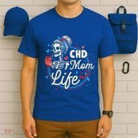 Chd Mom Life Mom Of A Chd Warrior Mother Chd Awareness T-Shirt thumb 6