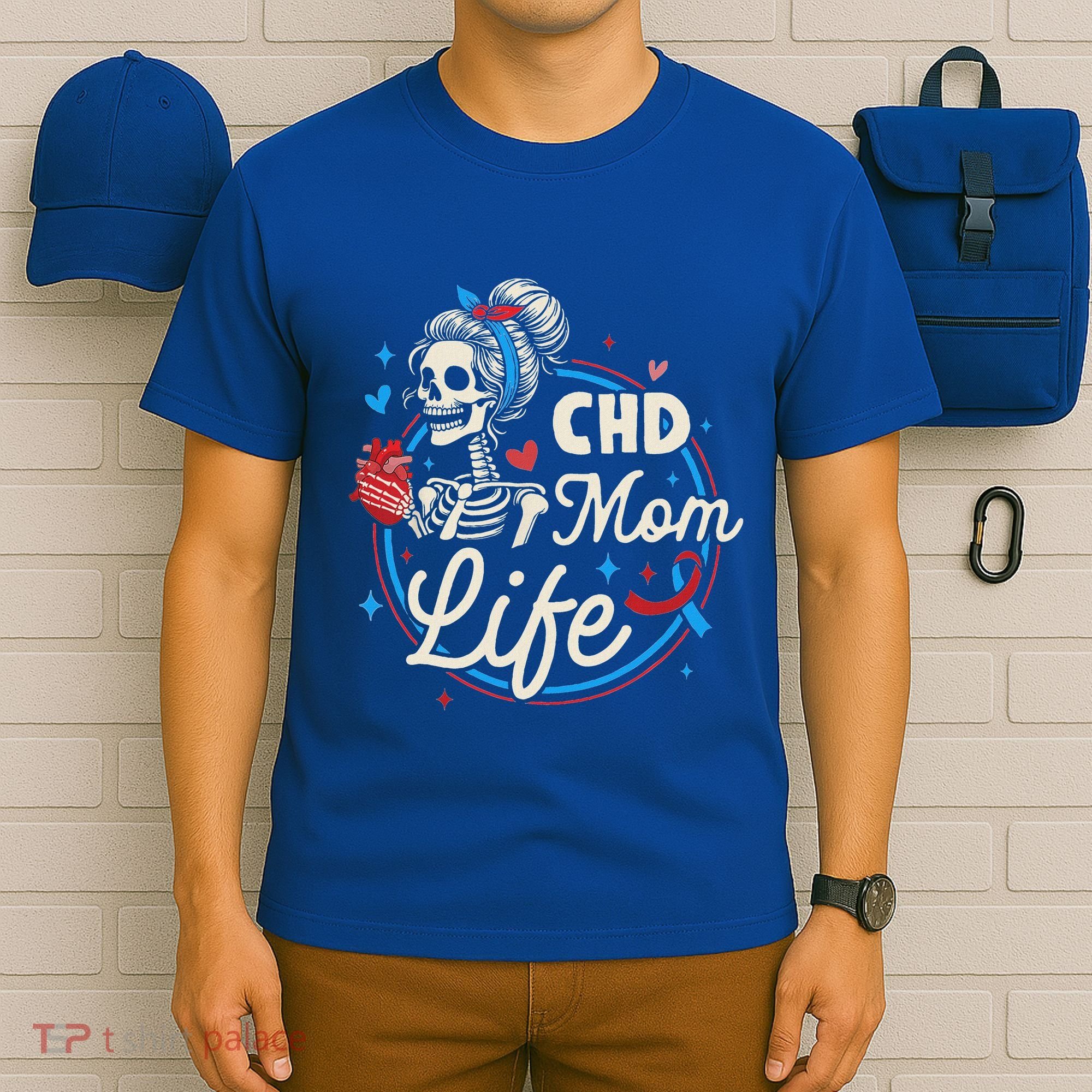 Chd Mom Life Mom Of A Chd Warrior Mother Chd Awareness T-Shirt