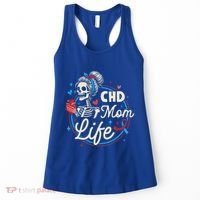 Chd Mom Life Mom Of A Chd Warrior Mother Chd Awareness Women's Tank Top thumb 0