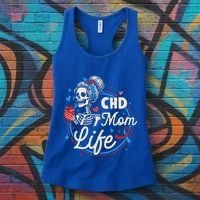 Chd Mom Life Mom Of A Chd Warrior Mother Chd Awareness Women's Tank Top thumb 3