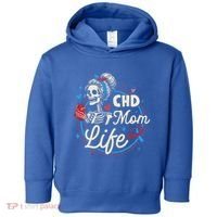 Chd Mom Life Mom Of A Chd Warrior Mother Chd Awareness Toddler Hoodie thumb 0