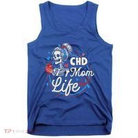 Chd Mom Life Mom Of A Chd Warrior Mother Chd Awareness Tank Top thumb 0