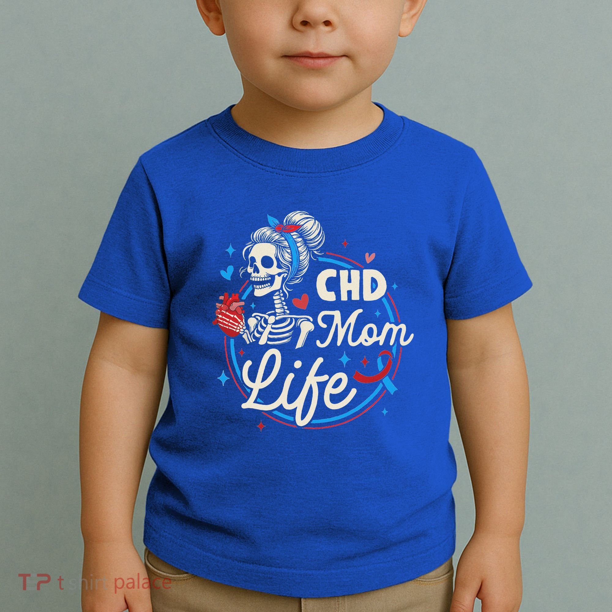 Chd Mom Life Mom Of A Chd Warrior Mother Chd Awareness Toddler T-Shirt