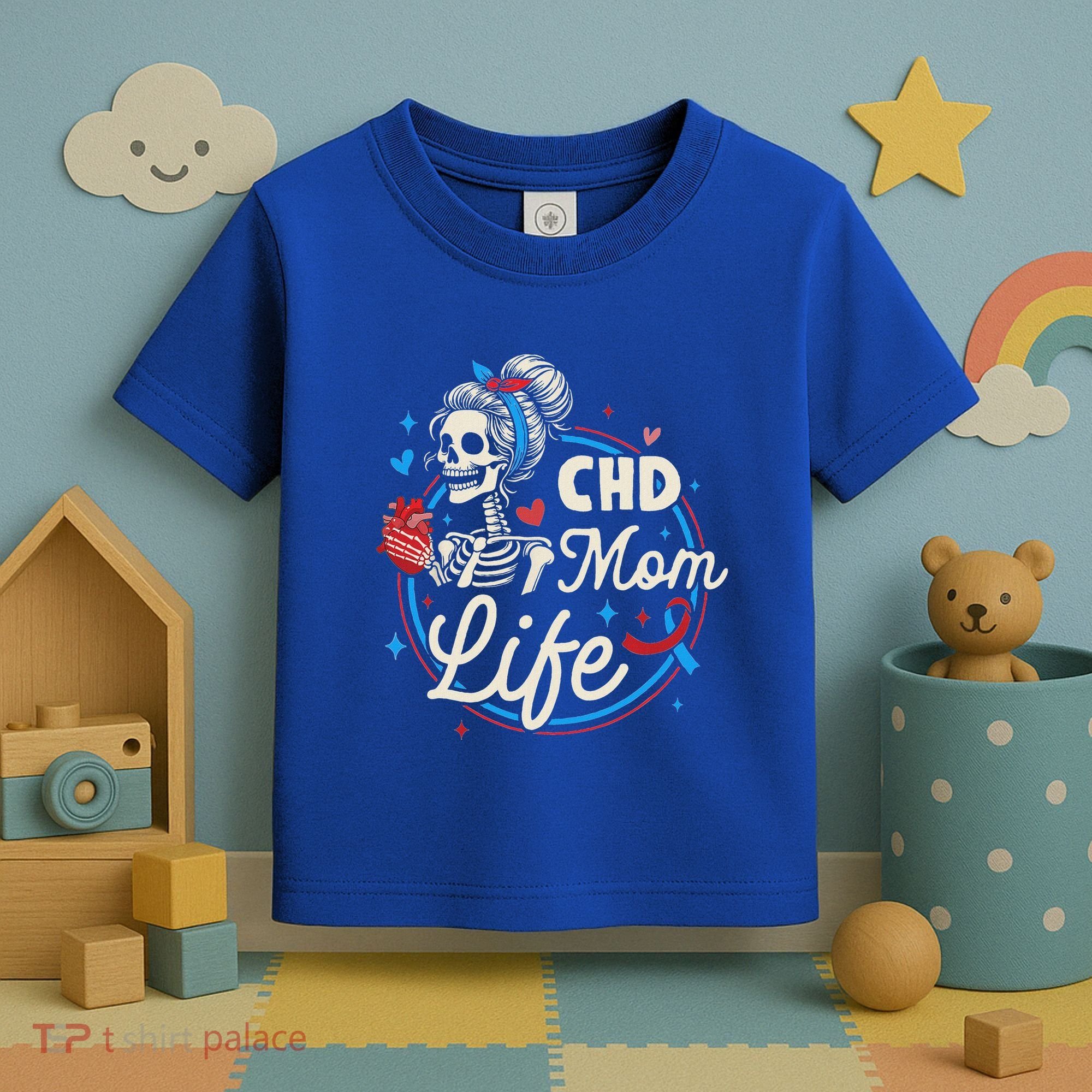 Chd Mom Life Mom Of A Chd Warrior Mother Chd Awareness Toddler T-Shirt