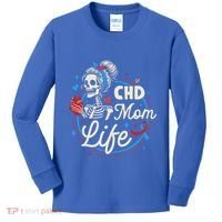 Chd Mom Life Mom Of A Chd Warrior Mother Chd Awareness Kids Long Sleeve Shirt thumb 0