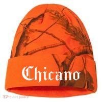 Chicano Mexican Latin Pride Latino Spanish Sayings Espanol Kati Licensed 12" Camo Cuffed Beanie thumb 0