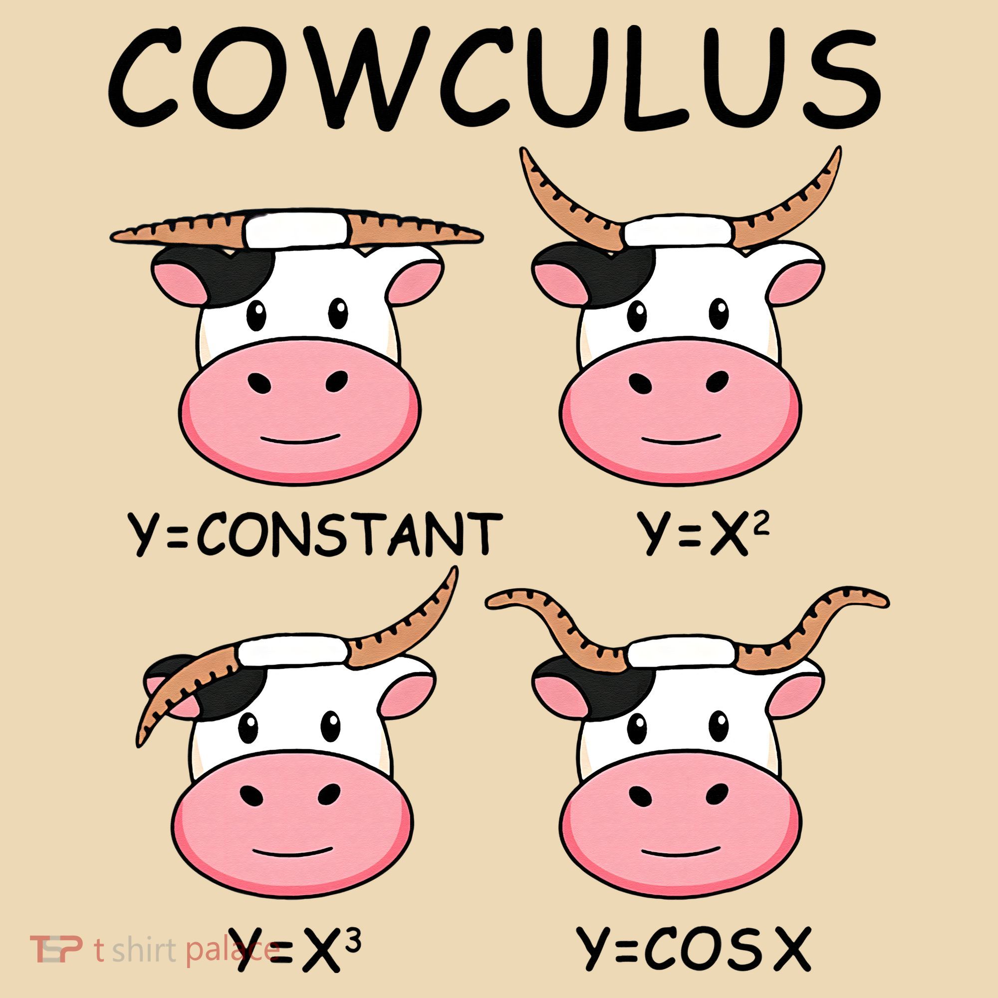 Cowculus Math Lovers Funny Cow Calculus Math Teacher Gift Tote Bag
