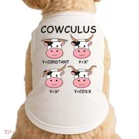 Cowculus Math Lovers Funny Cow Calculus Math Teacher Gift Doggie Tank thumb 0