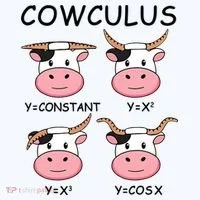 Cowculus Math Lovers Funny Cow Calculus Math Teacher Gift Doggie Tank thumb 4