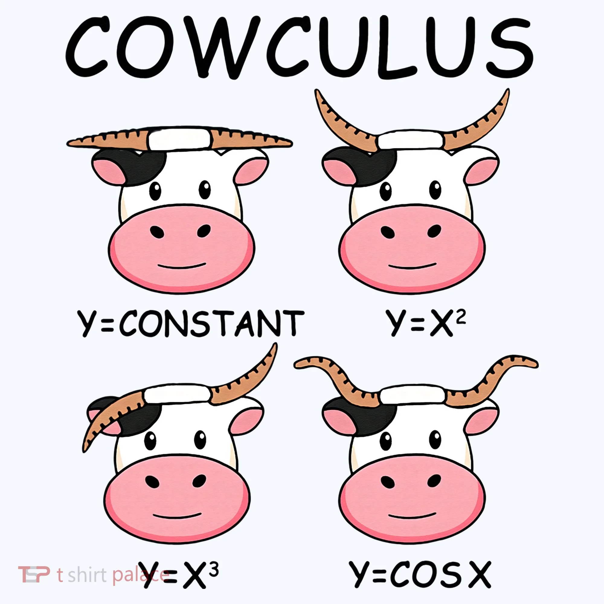Cowculus Math Lovers Funny Cow Calculus Math Teacher Gift Doggie Tank