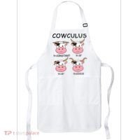 Cowculus Math Lovers Funny Cow Calculus Math Teacher Gift Apron thumb 0