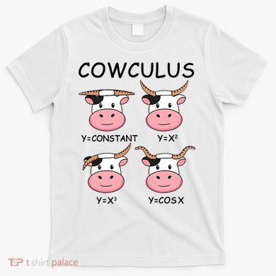 Cowculus Math Lovers Funny Cow Calculus Math Teacher Gift T-Shirt