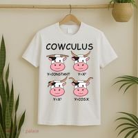 Cowculus Math Lovers Funny Cow Calculus Math Teacher Gift T-Shirt thumb 2
