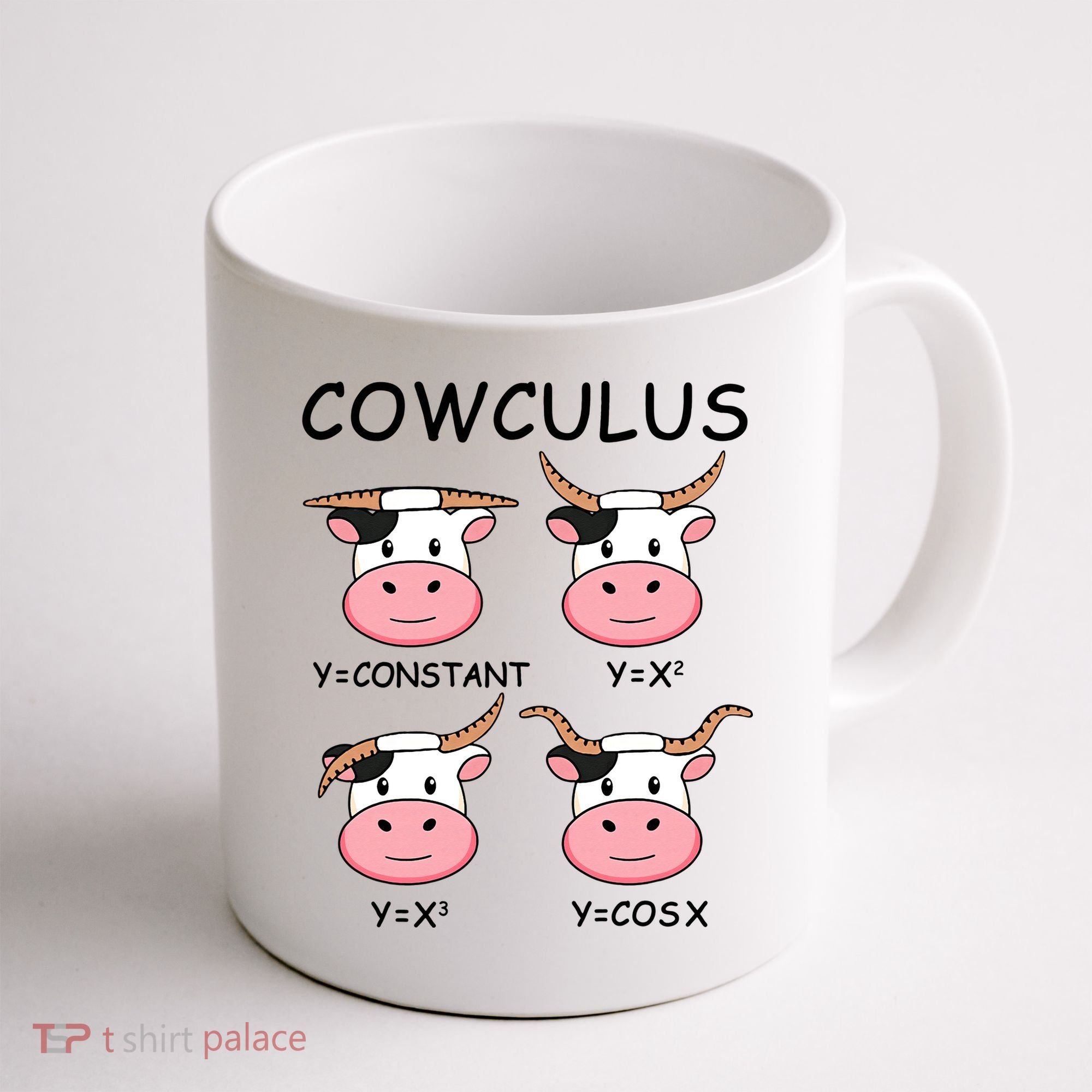 Cowculus Math Lovers Funny Cow Calculus Math Teacher Gift Coffee Mug