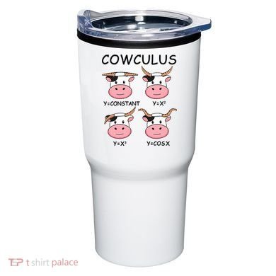 Cowculus Math Lovers Funny Cow Calculus Math Teacher Gift Tumbler