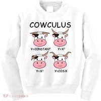 Cowculus Math Lovers Funny Cow Calculus Math Teacher Gift Kids Sweatshirt thumb 0