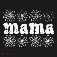 Cute Mama Mothers Day Gift For Mom Floral Mama Pregnancy Announce Women's Hoodie thumb 2