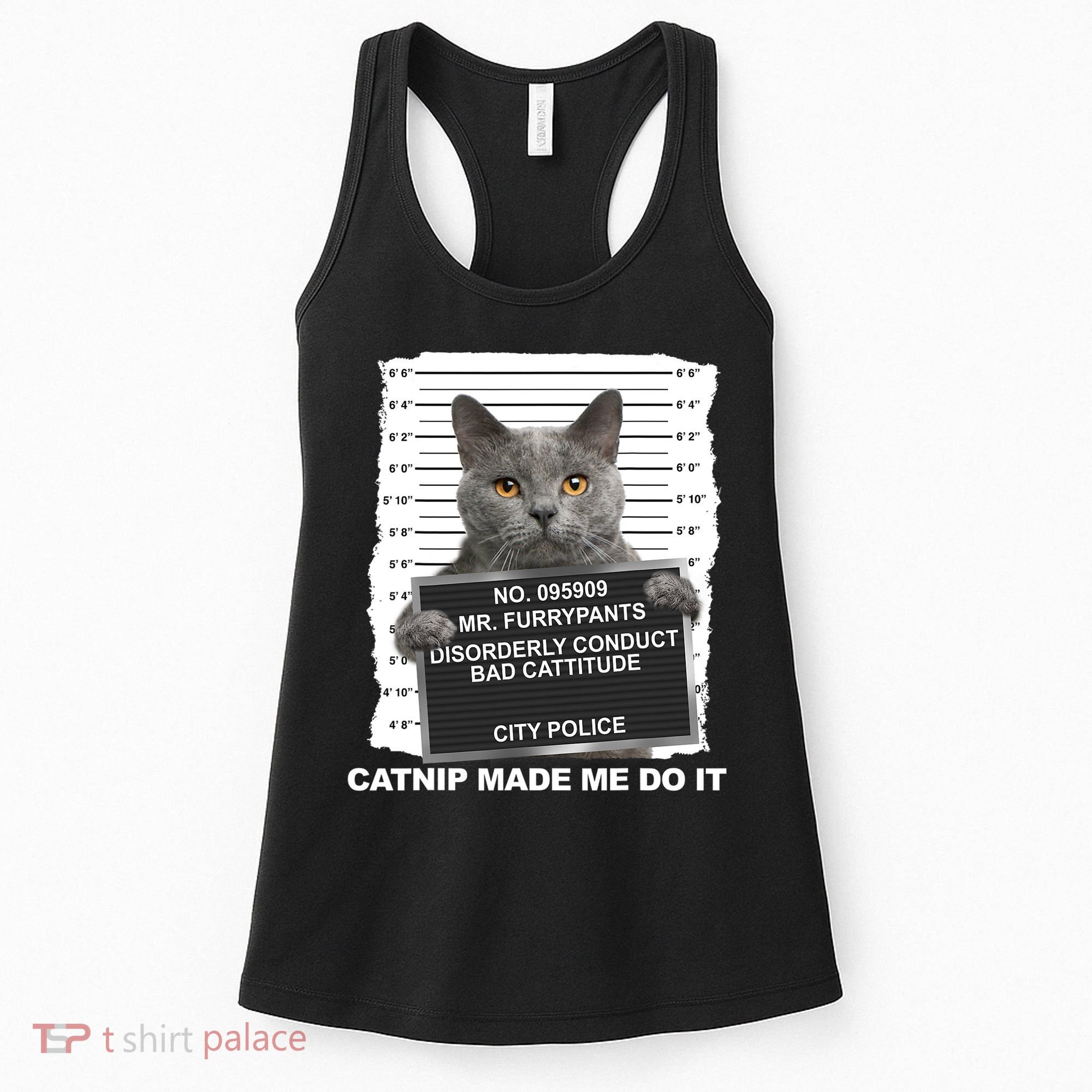 Catnip Made Me Do It Funny Cat Women's Tank Top