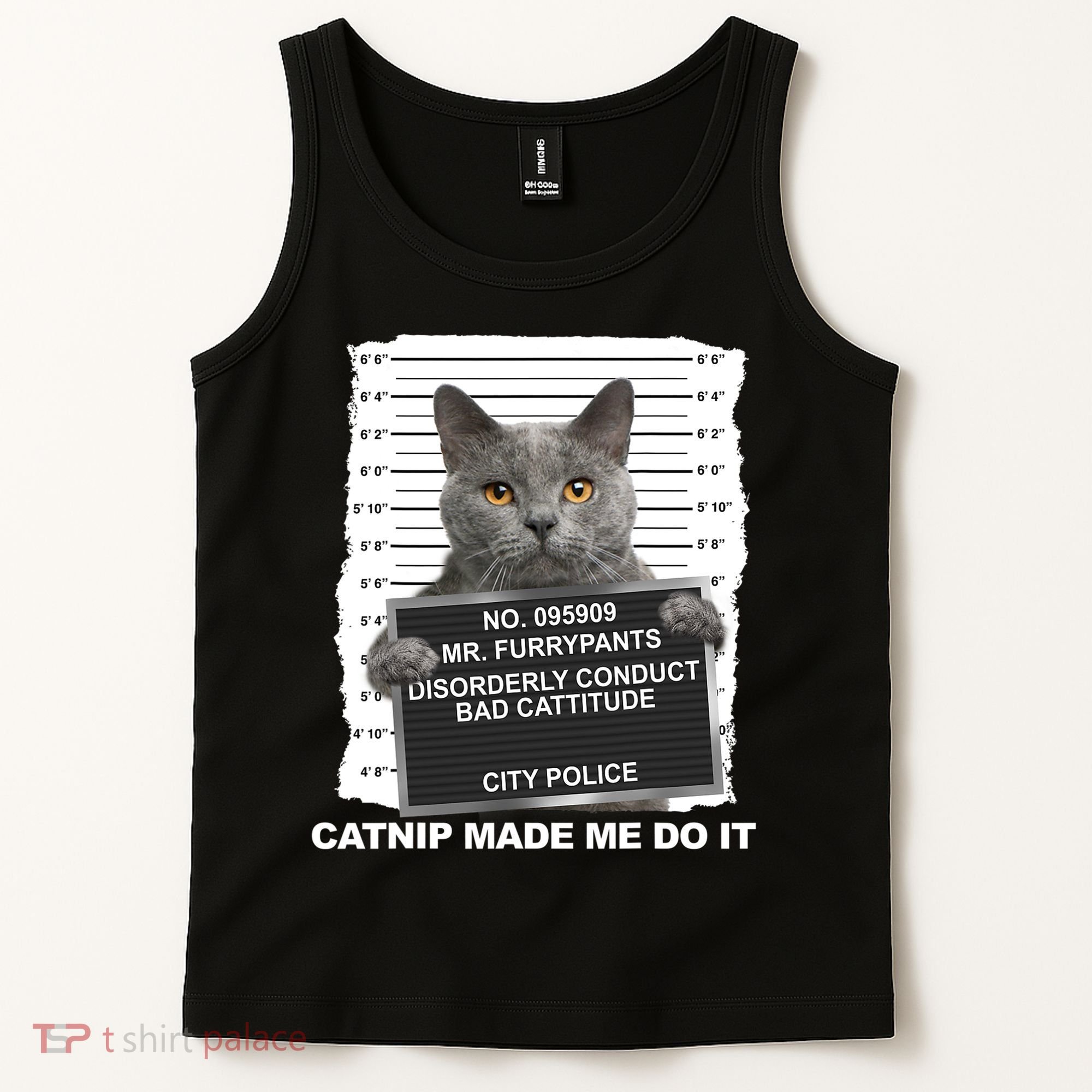 Catnip Made Me Do It Funny Cat Tank Top