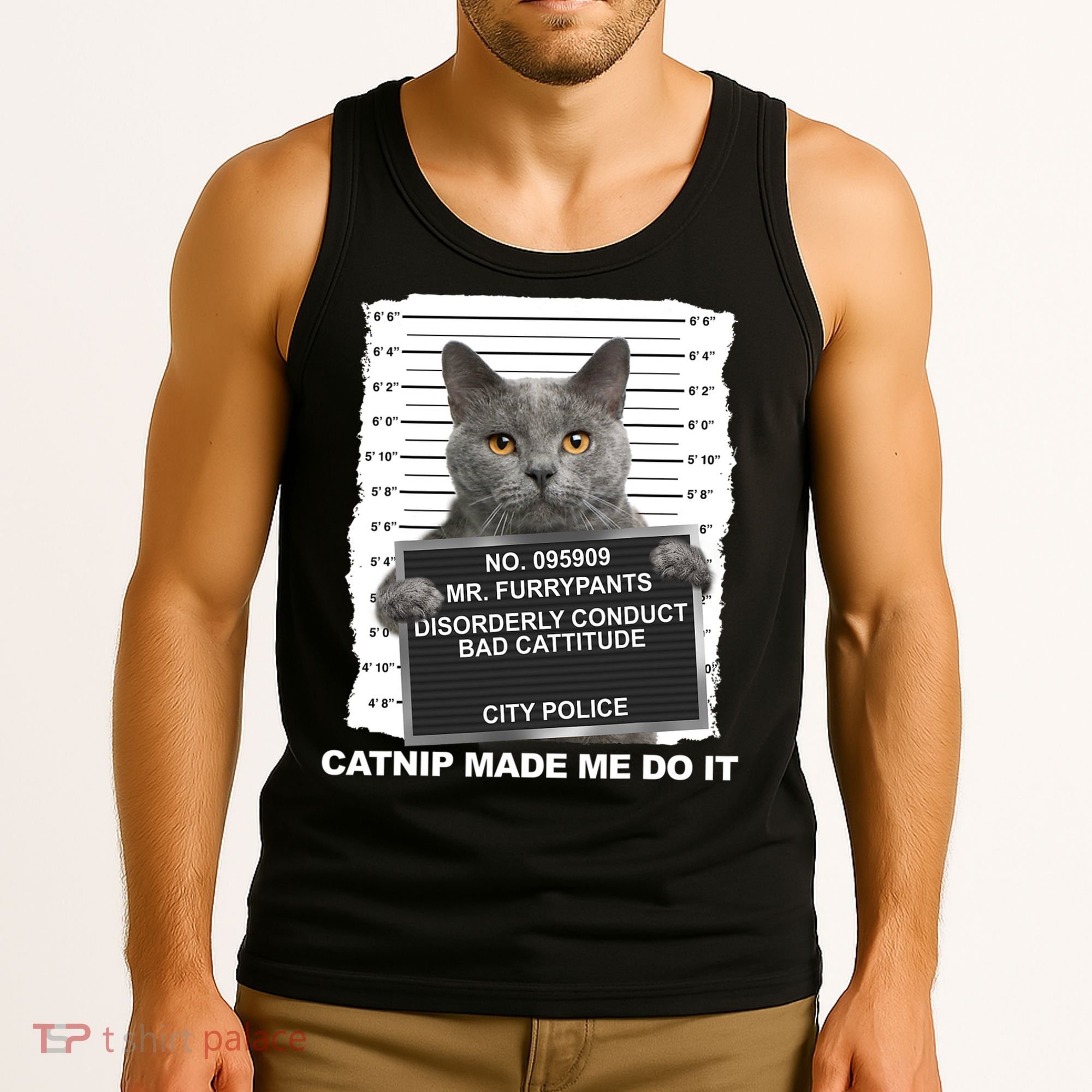Catnip Made Me Do It Funny Cat Tank Top