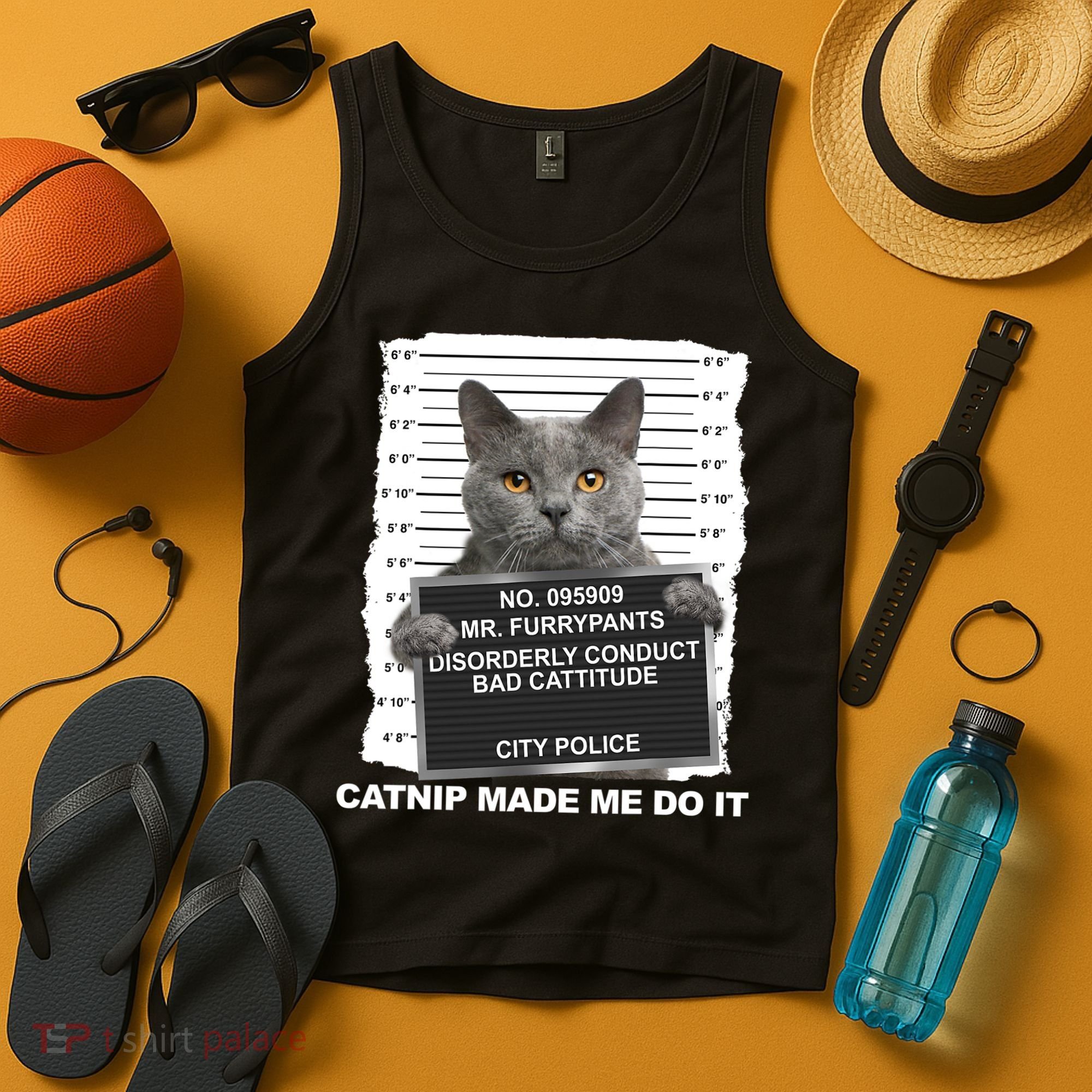 Catnip Made Me Do It Funny Cat Tank Top