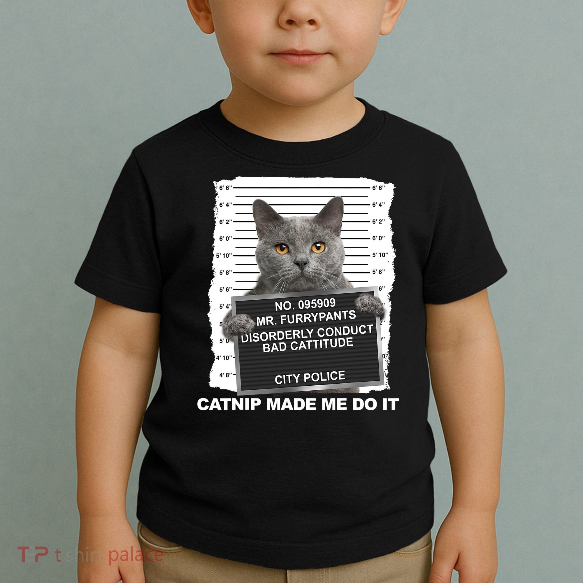 Catnip Made Me Do It Funny Cat Toddler T-Shirt
