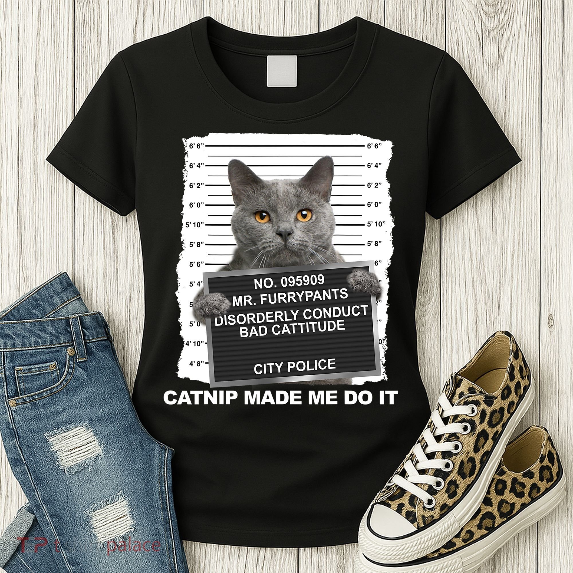 Catnip Made Me Do It Funny Cat Women's T-Shirt