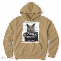 Catnip Made Me Do It Funny Cat Hoodie thumb 0