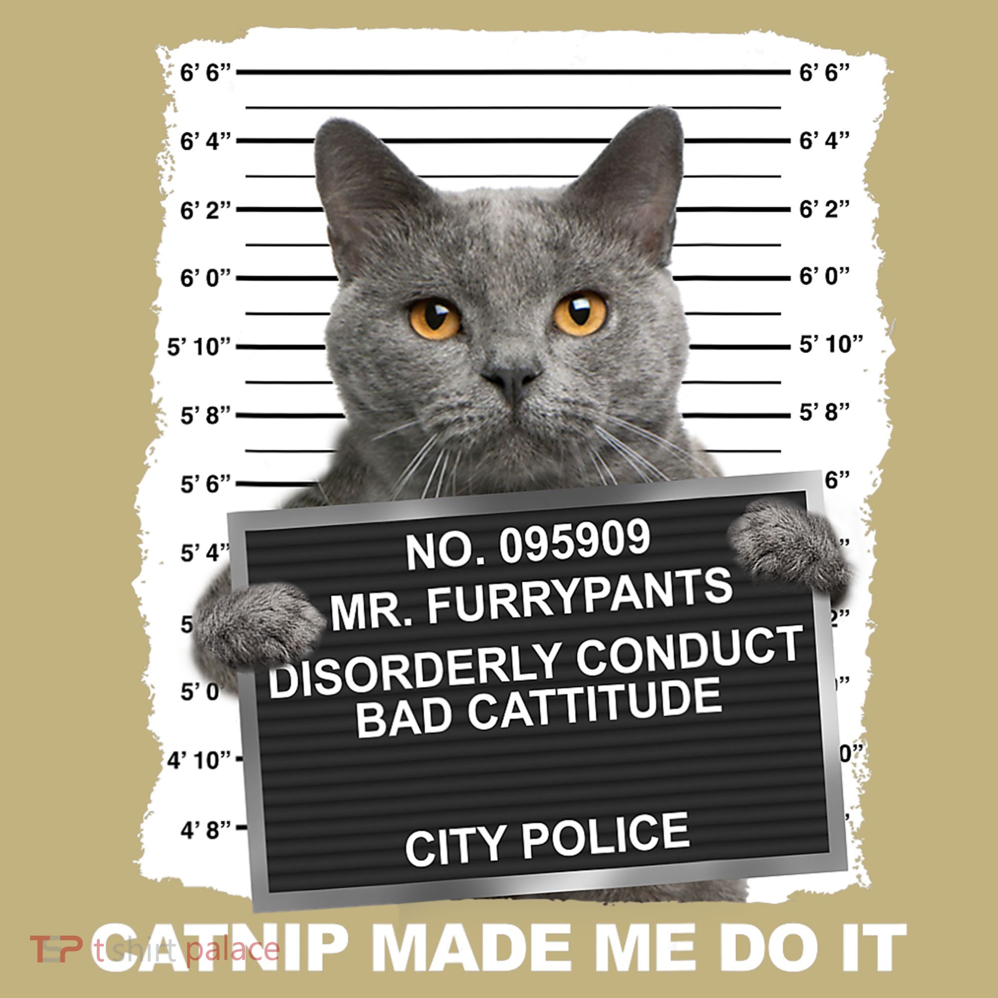 Catnip Made Me Do It Funny Cat Button