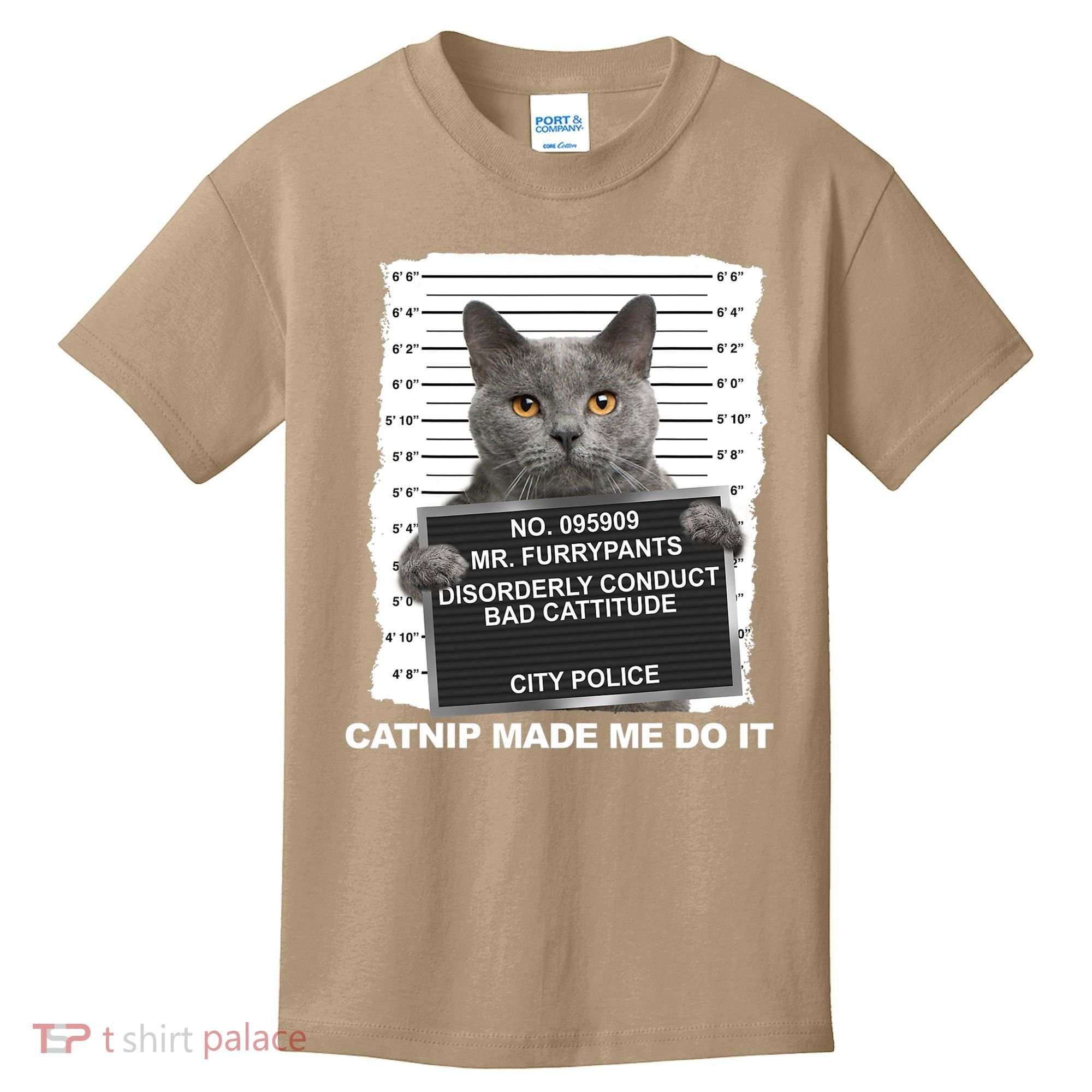 Catnip Made Me Do It Funny Cat Kids T-Shirt