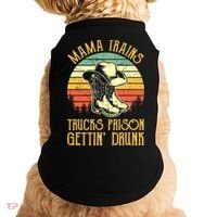 Country Music Mama Trains Trucks Prison Getting Drunk Doggie Tank thumb 0