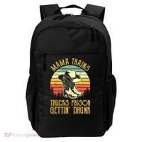 Country Music Mama Trains Trucks Prison Getting Drunk Backpack thumb 0
