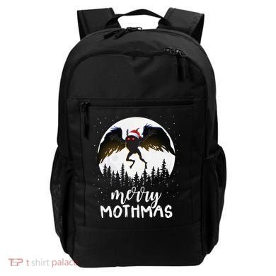 Christmas Mothman Merry Mothmas Creepy Folklore Cryptid Xmas Backpack