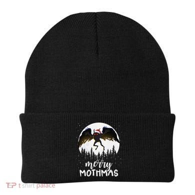 Christmas Mothman Merry Mothmas Creepy Folklore Cryptid Xmas Beanie