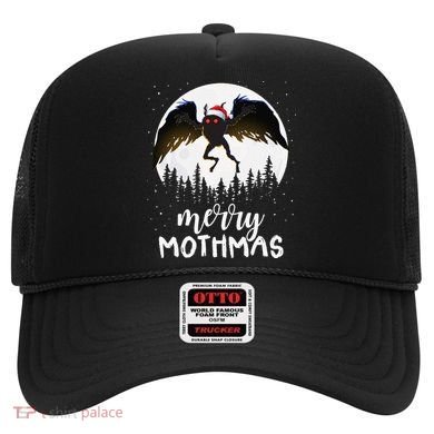 Christmas Mothman Merry Mothmas Creepy Folklore Cryptid Xmas Hat